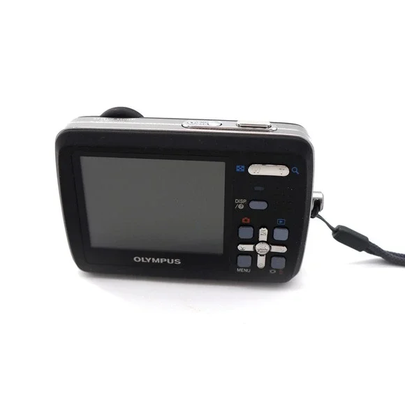 Vtg Olympus Stylus Black 550WP 10MP Digital Camera Digi Point Shoot Tested Y2k - Picture 10 of 10